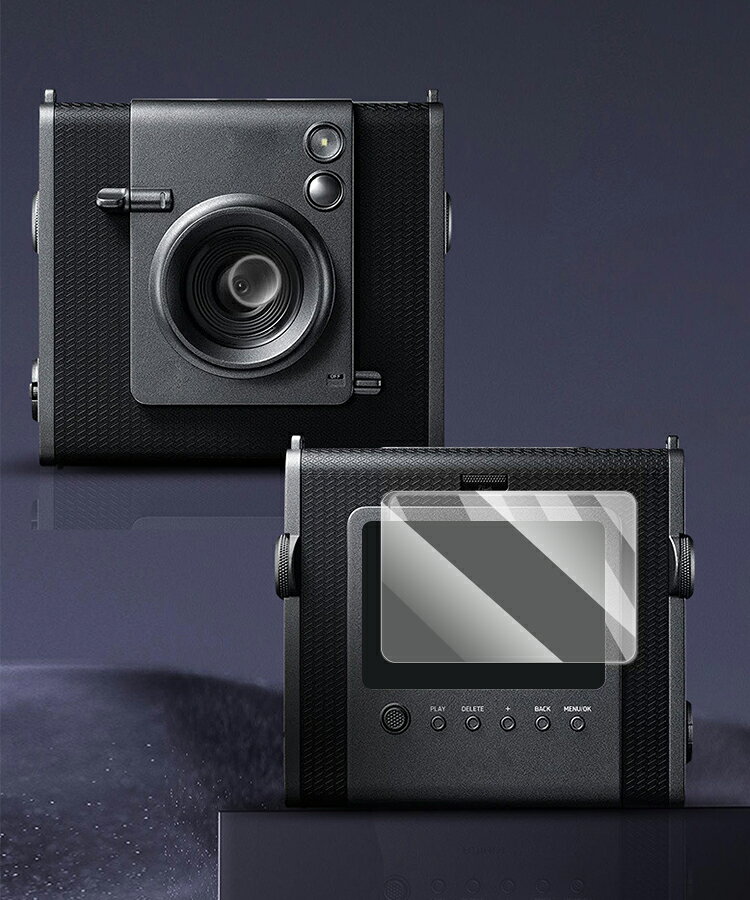 instax WIDE Evo ガラスフィルム 強化ガラス レンズ保護フィルム+液晶保護フィルム...