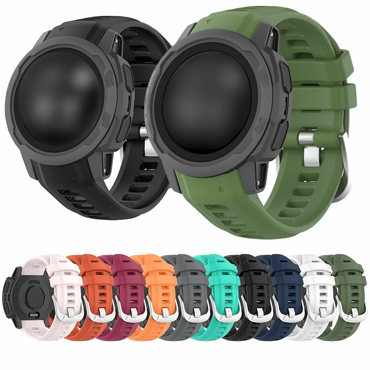 Garmin Instinct 2S バンド ベルト 20mm 交換リストバンド/交換バンド/交換ベルト スマートウォッチ用リストバンド ガーミン インスティンクト 2S 40mm