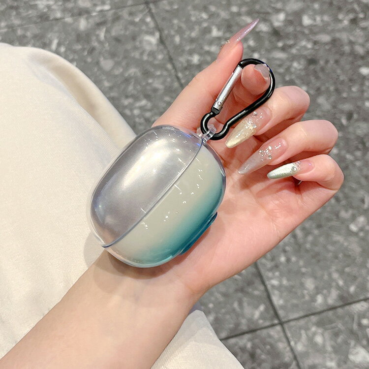 Shokz OpenDots ONE クリアケース カバー クリア 透明 グラデーション TPU シンプ...