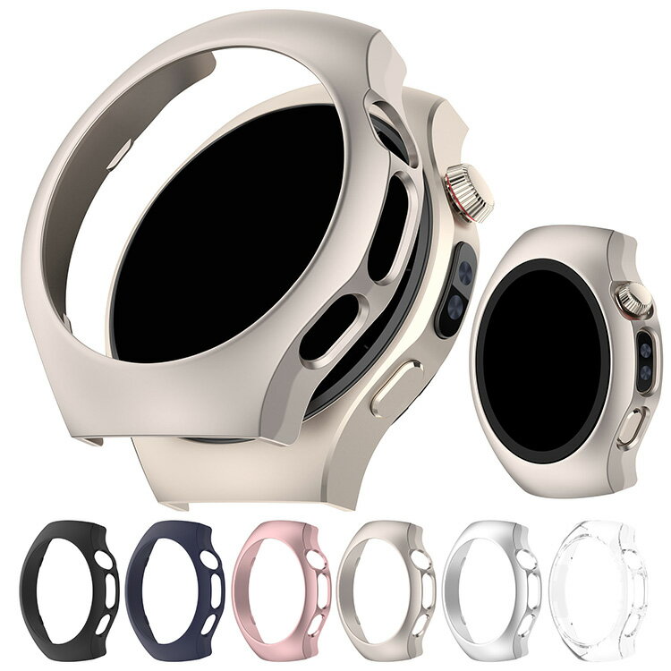 HUAWEI WATCH 5 ケース WATCH5 耐衝撃 カバー 保護ケース/カバー ファーウェイウォッチ5 42mm/46mm 耐衝撃ケース/カバー 単色/クリア ハードケース おすすめ