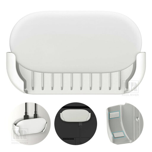 Google TV Streamer 4K マウント カバー プラスチック ホルダー 壁掛け ブラケット グーグル TV 2024モデル ホワイト Google TV Streamer 4K マウント カバー プラスチック ホルダー 壁掛け ブラケット グーグル TV 2024モデル ホワイト