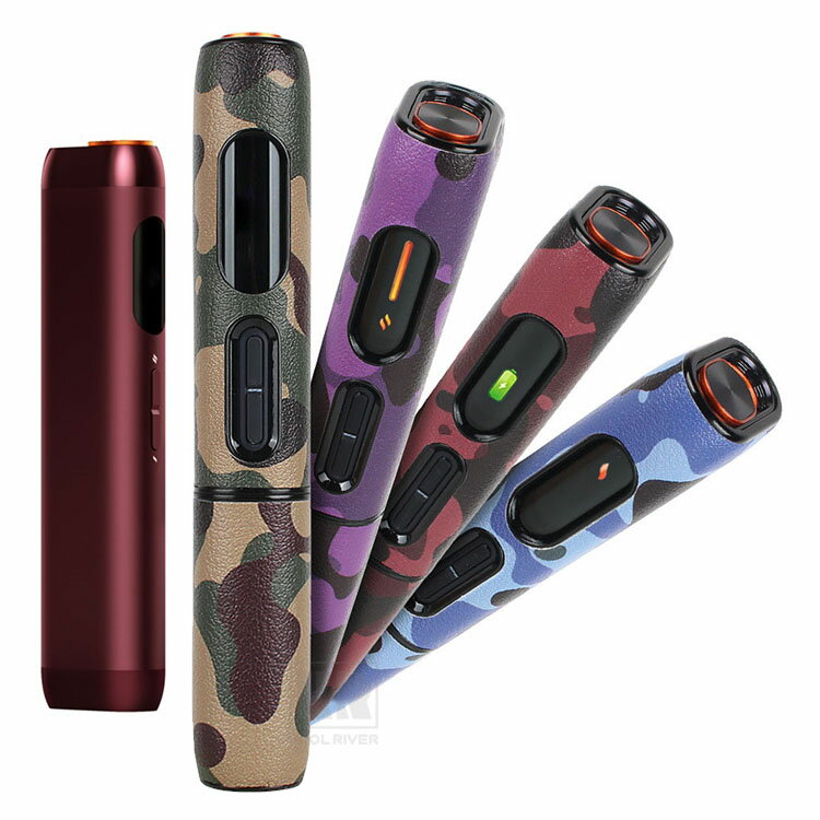 glo Hilo ケース カバー PUレザー 迷彩柄 収納 電子たばこ 電子タバコ アイコスカバー 保護ケース BAT グロー ヒーロ 充電対応 持ち運び便利 簡単取り出しケース