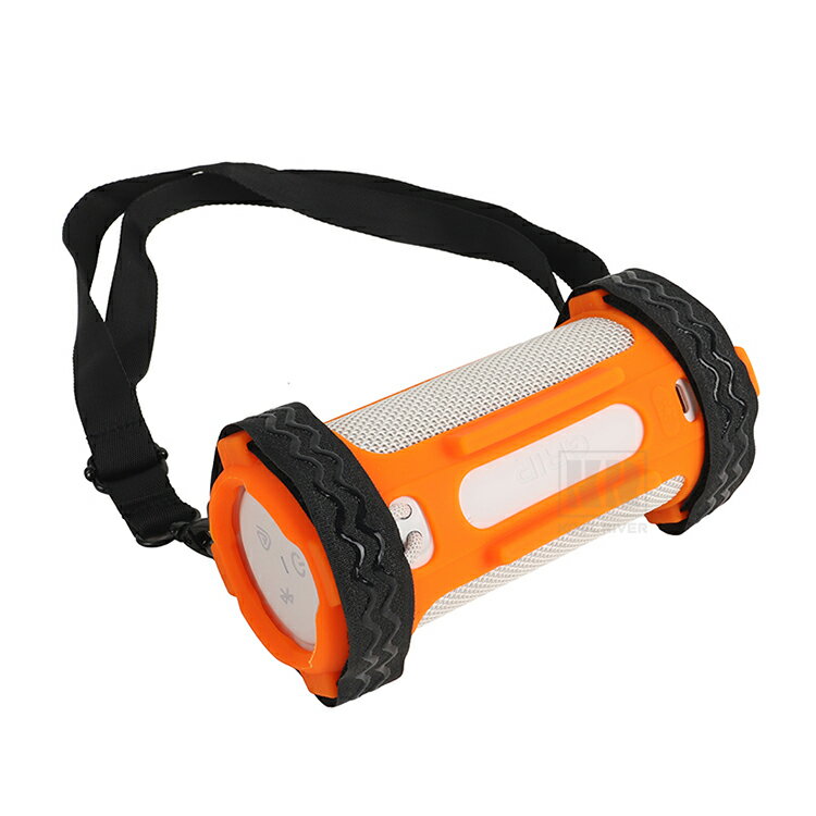 JBL Grip ケース カバー シリコン 耐衝撃 ショルダー紐 ストラップ/肩掛け紐 ストラップ付き マジックテープ式 バンド ジェービーエル グリップスピーカーカバー キャリングケース ソフトカバー/ケース 保護カバー