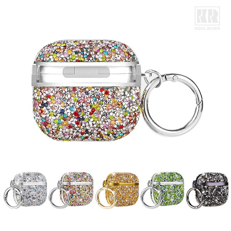 AirPods Pro 3 耐衝撃 ケース 第3世代 カバー カラビナ付き ラインストーン デコレーション ハードケー..