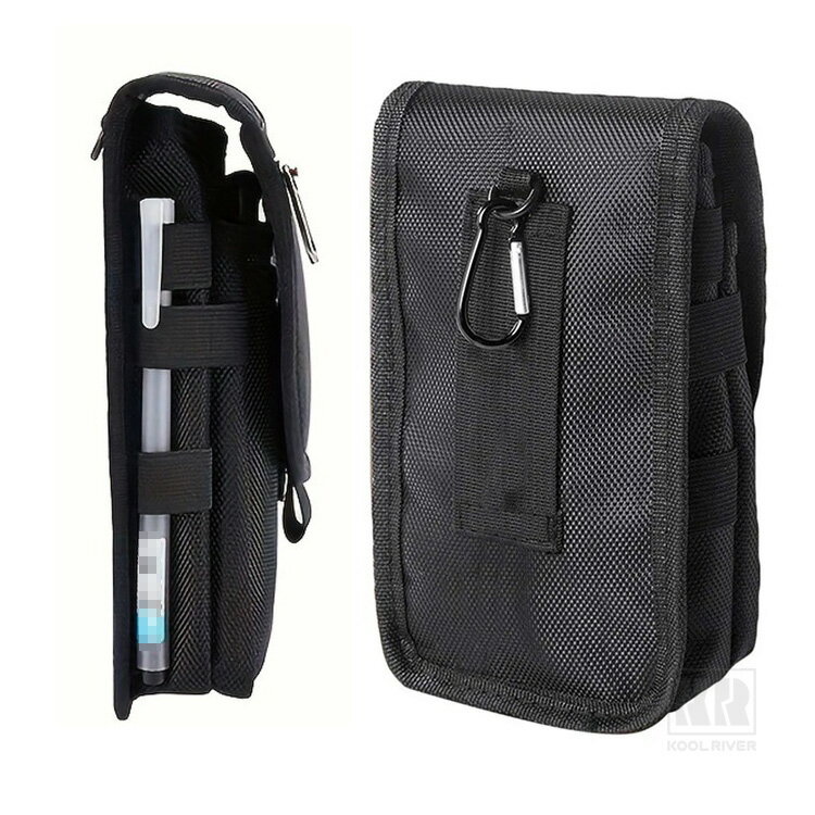 iPhone17/16/15/14/13 ウエストバッグ Air/17 Pro/17 Pro Max 縦仕様 ベルトにつける ベルトポーチ 2台収納 ベルトホルスター ウエストポーチ ベルトループ ペン収納 カード収納 カラビナ付き 多機種対応 iPhone17シリーズ Apple アイフォン17 スマホケース/カバー