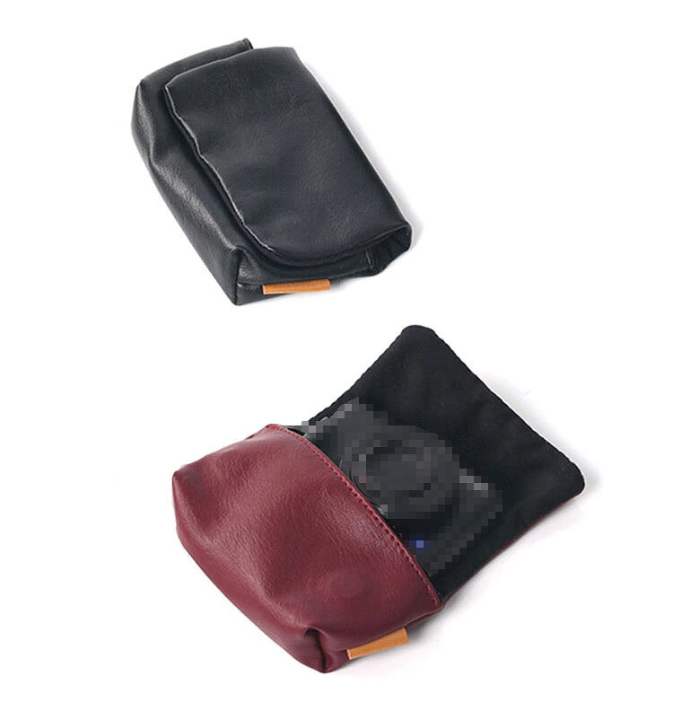 ドライブレコーダーのクールリバーのCANON IXY 650 m ケース カバー カメラケース PUレザー カメラバッグ カメラポーチかわいい 男女兼用 シンプル おしゃれ ソフトケース キヤノン パワーショット デジタルカメラ PowerShot IXY 650m 650 200 210 180｜アングル3