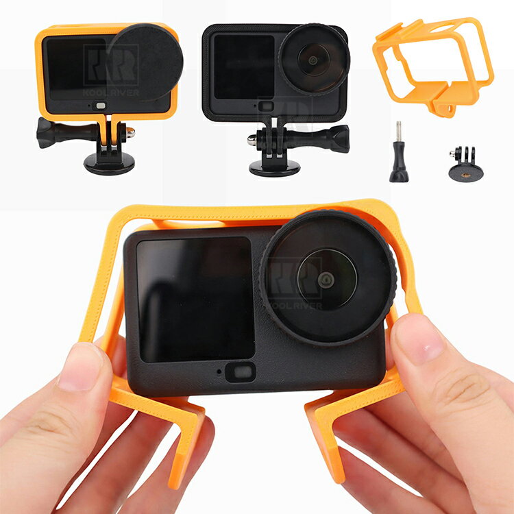 dji osmo action 6 ケース フレーム カバー 保護フレーム ブラケット かっこいい プラスチック 保護フ..