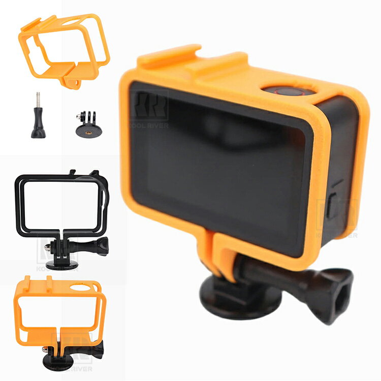 dji osmo action 6 ケース フレーム カバー 保護フレーム ブラケット アクセサリーシュー付き かっこい..