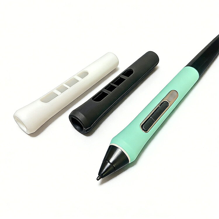 ドライブレコーダーのクールリバーのWacom Pro Pen 2 グリップ フレアグリップ KP504E シリコン ケース カバー ペンを包み込みキズや汚れから守る・グリップ力をUPさせより描きやすく ペンケース ペンカバー ワコム プロペン2 PTK470 PTK670 PTK870 DTK168 DTK246 DTH246 DTK1660K0D PTH460 PTH-660 DTHW1321｜アングル3
