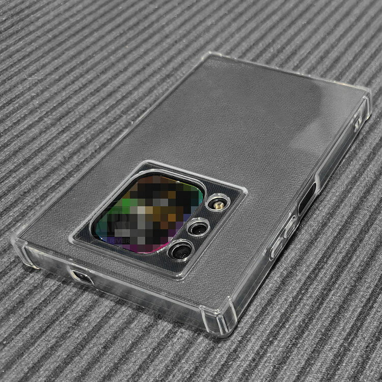 Unihertz Titan 2用 ケース クリアケース 透明 TPU ソフトケース 角 保護 コーナー...