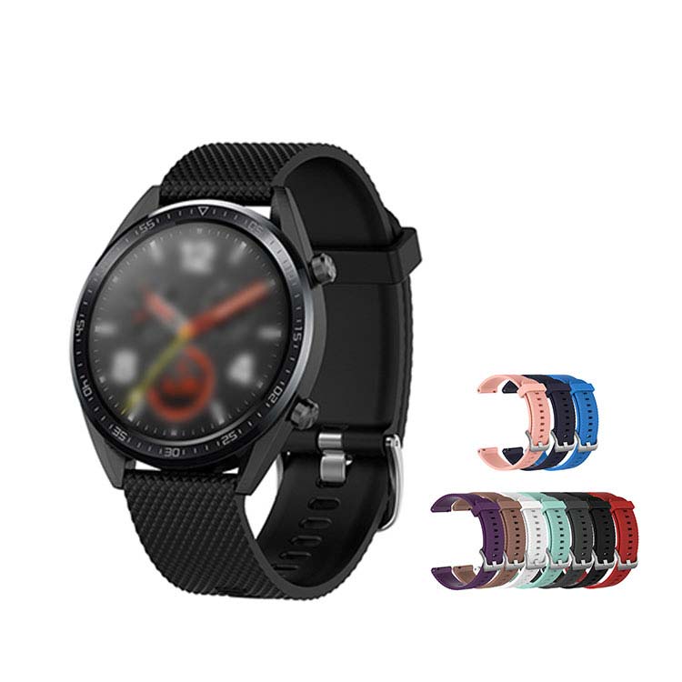 Huawei Watch GT 46mm 交換バンド シリコン素材のソフトタイプバンド ファーウェイウォッチ GT 46mm 交換リストバンド おすすめ