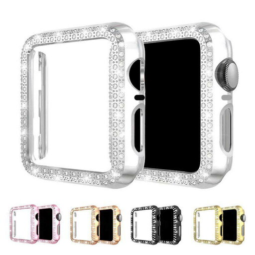 Apple Watch Series 6/5/4 Apple Watch SE ケース/カバー PC カバーケース/カバー 44mm/40mm メッキ きらきら ラインストーンハードケース アップルウォッチ シリーズ4 クリアカバー ハードケース Apple Watch Series 6/5/4 Apple Watch SE ケース/カバー PC カバーケース/カバー 44mm/40mm メッキ きらきら ラインストーンハードケース アップルウォッチ シリーズ4 クリアカバー ハードケース