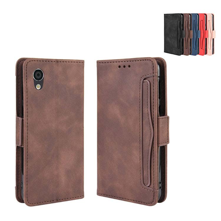 AQUOS SENSE2 SHV43/SH-01L/SH-M08 ケース 手帳型 かわいい レザー シンプル PUレザー カード収納 スタンド機能 シャープ アクオス 手帳型 かわいいレザーケース/カバー ドコモ おすすめ おしゃれ アンドロイド スマホケースのサムネイル