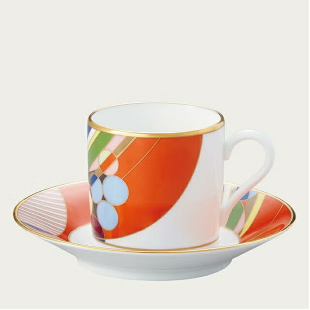 ノリタケ Noritakeフランク・ロイド・ライト マーチバルーンズ コーヒー碗皿 4947J/WT59881カップ＆ソーサー カップソーサー 碗皿 洋食器 陶磁器 コーヒー 珈琲 紅茶 ギフト レトロ レトロモダン 贈り物 贈答品 内祝い お祝い