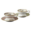 ノリタケ Noritakeヨシノ YOSHINO ピンク グリーン ペアセットティー・コーヒー碗皿 9983-07J/Y6988PK GR 洋食器 陶磁器 コー...