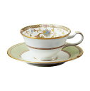 ノリタケ Noritake【ヨシノ YOSHINO GR グリーン 緑 ティー・コーヒー碗皿 9983J/Y59587】洋食器 陶磁器 コーヒー 紅茶 ギフト プレゼント 贈り物 贈答品 内祝い お祝い 母の日 敬老の日