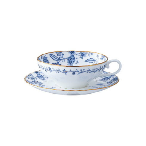 ノリタケ カップ ノリタケ Noritake【 ブルーソレンティーノ BLUE SORRENTINO ティー碗皿 4562L/T58043A】洋食器 陶磁器 カップ＆ソーサー コーヒー 紅茶 ギフト 贈り物 贈答品 内祝い お祝い