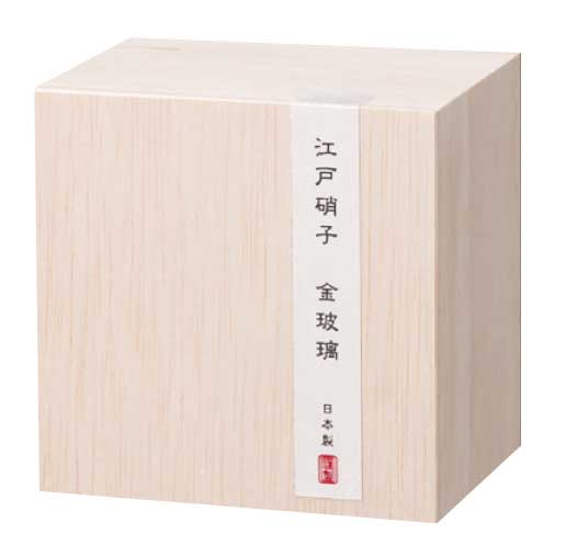 東洋佐々木ガラス 江戸硝子 金玻璃 日本製【冷酒杯純米（大地） 10892 120ml 伝統工芸品】日本酒 冷酒 父の日 金 ゴールド 硝子 ガラス 酒 ご贈答 ギフト プレゼント