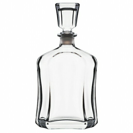 イタリア製キャピタル デカンタ 約700ml BO-6197 ワイン ウイスキー ブランデー 保存容器 ボトル 薄型