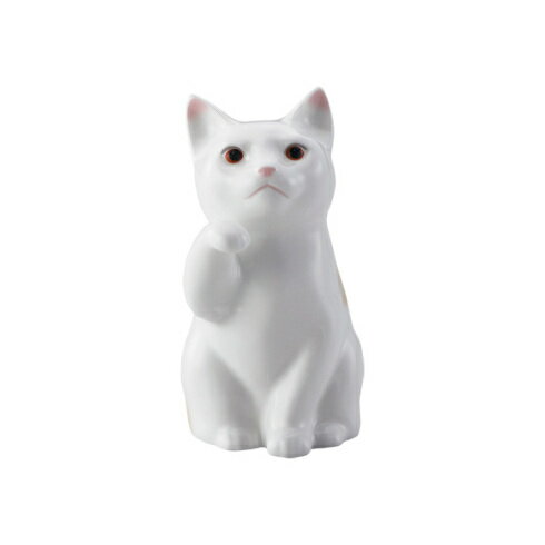 ノリタケ Noritake【ノリタケ 置物 招き猫(小) (右手) AC363/T54553】置物 陶磁器 ボーンチャイナ 招き猫 猫 ねこ ネコ 白 ホワイト インテリア ギフト 贈り物 お祝い 内祝い 【廃番商品】