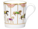 大倉陶園 日本製 うまくゆく 回転木馬 マグカップ 1901-P/107C ピンク PK 洋食器 陶磁器 マグ コーヒー ギフト 贈り物 贈答品 引出物 内祝 ...
