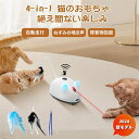 レビュー特典★★2024新モデル 猫 おもちゃ ねずみ 自動 一人遊び ウィキッドマウス 電動ネズミ レッドポインター LEDライト ねずみの鳴き声 猫じゃらし ランダム移動 Type-C充電 障害物回避 3段階調節 ストレス解消 運動不足対策