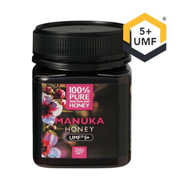 100%PURE NEWZEALAND HONEY MANUKA UMF5+ (MGO83mg/kg)マヌカハニー 250g 1個【ニュージーランド産/直輸入品/高級はちみつ/保存料不使用/健康食品/マグナス/送料無料】