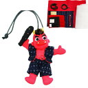 手作りキット おに人形 ストラップ ハンドメイド |赤鬼 魔除け 着物 リメイク 和雑貨 アクサセリー 手作り 古布 手芸 オリジナル 縁起物 節分