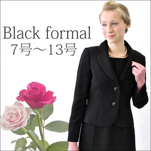 【桂由美ブラックフォーマル】【喪服・礼服】2点セットワンピーススーツ(ジャケット＋ワンピース) 【7号/9号/11号/13号】【送料無料】【卒業式】【完売商品】のサムネイル