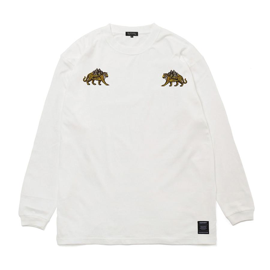 430 fourthirty /"MOUNT TIGER" EMB L/S TEE / フォーサーティ マウンテンタイガー 刺繍 ロングスリーブ ティー