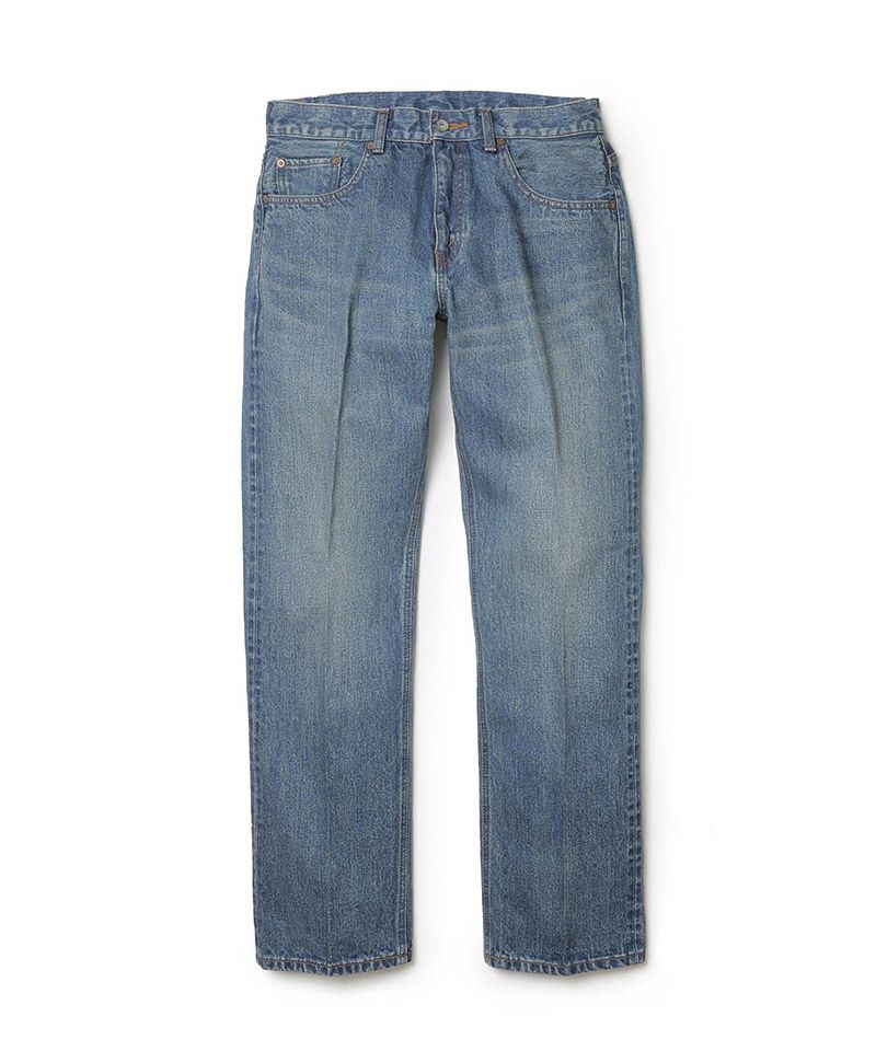 Rakuten - MR.OLIVE / 14oz SELVAGE DENIM / USED STANDARD STRAIGHT JEANS / ミスターオリーブ　14oz セルヴィッジデニム / ユーズドスタンダードストレートジーンズ