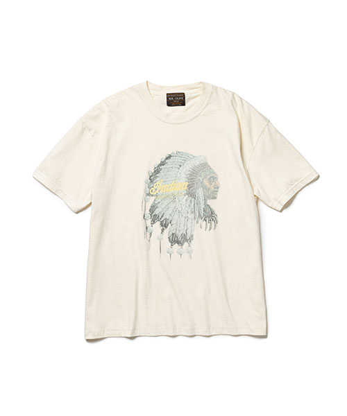 Rakuten - INDIAN MOTOCYCLE COLLABORATION / USED PRINT T-SHIRT TYPE-C / INDIAN MOTOCYCLE コラボレーション / ユーズドプリントTシャツ TYPE-C