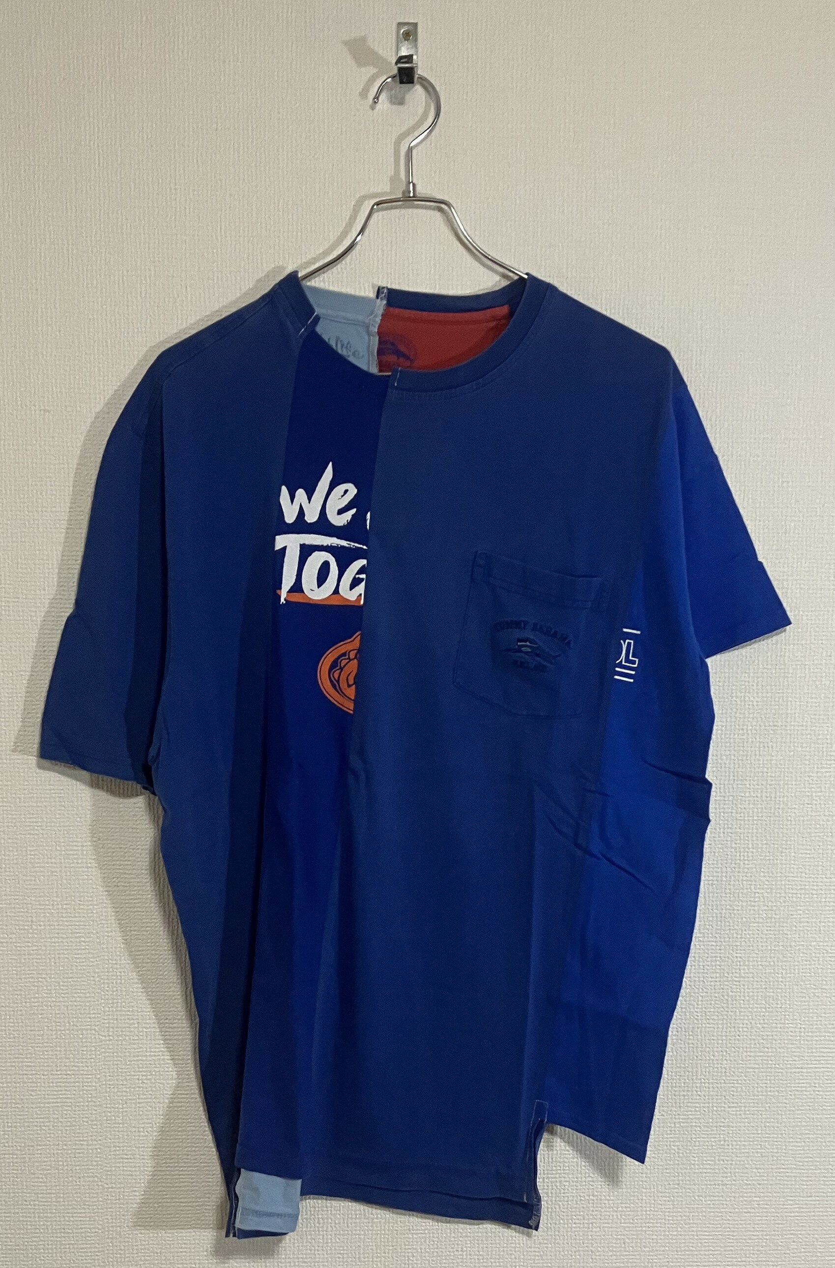 mooon / remake T-shirt blue ムーン / リメイク Tシャツ ブルー