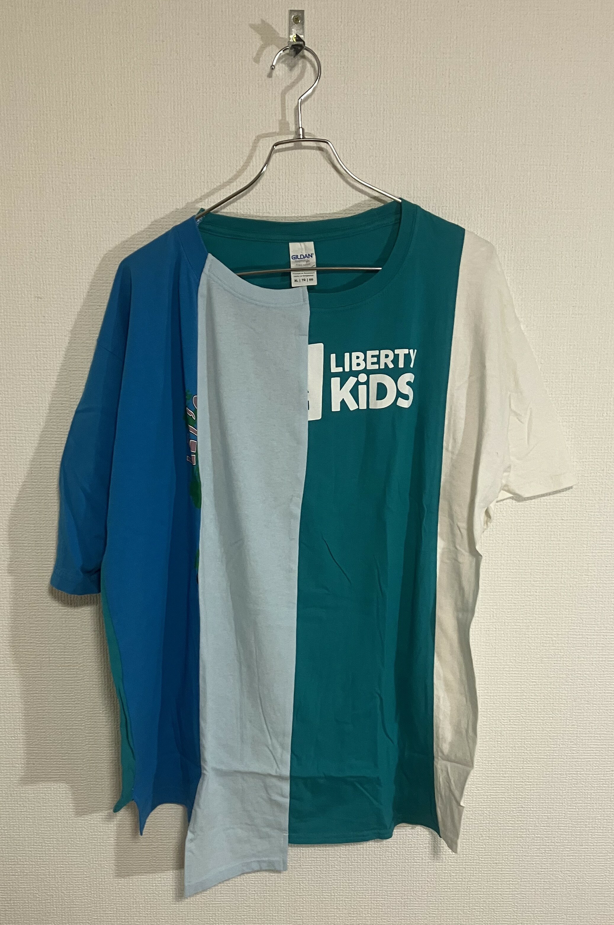 mooon / remake T-shirt blue ムーン / リメイク Tシャツ ブルー