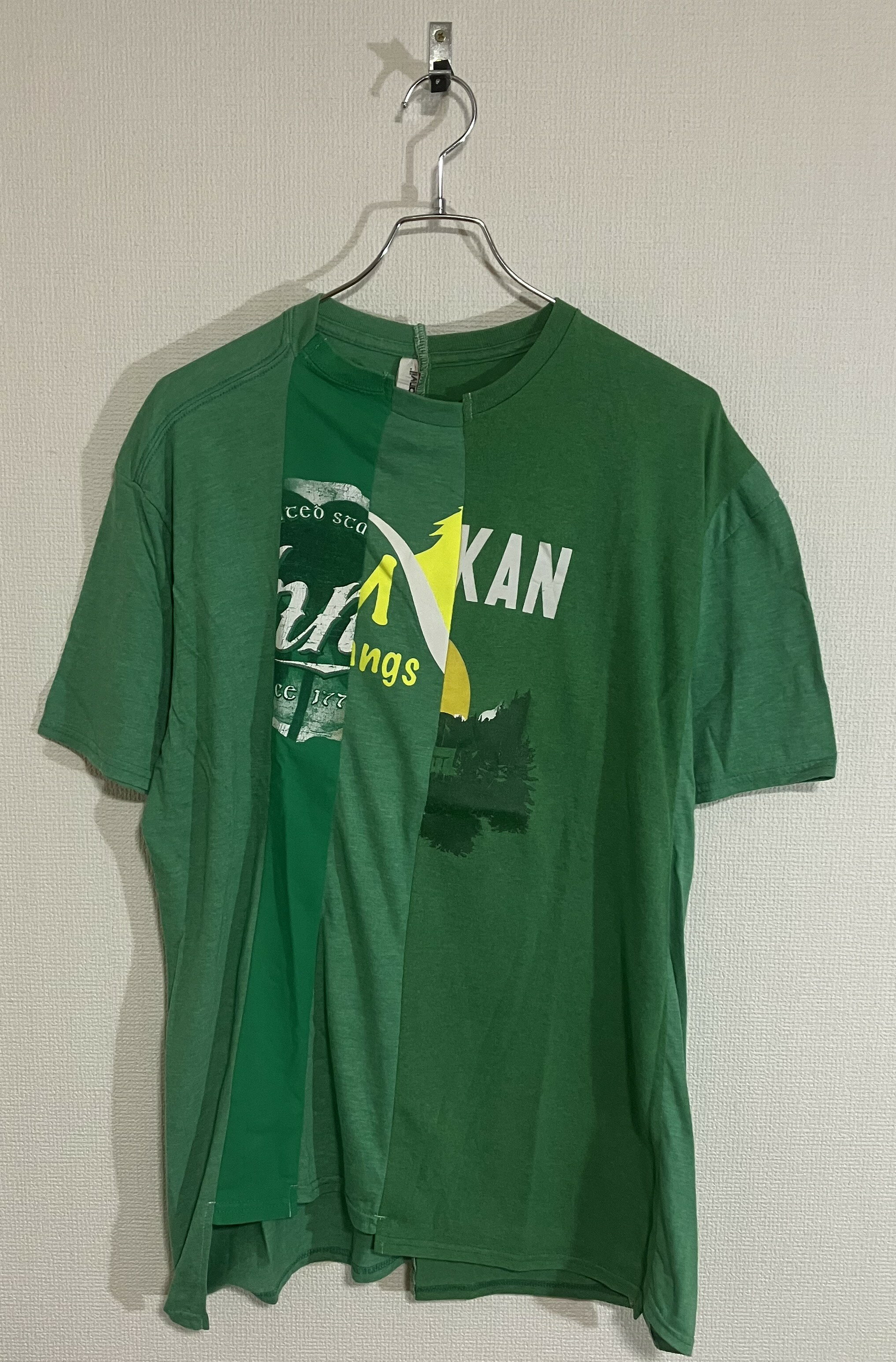 mooon / remake T-shirt green ムーン / リメイク Tシャツ グリーン