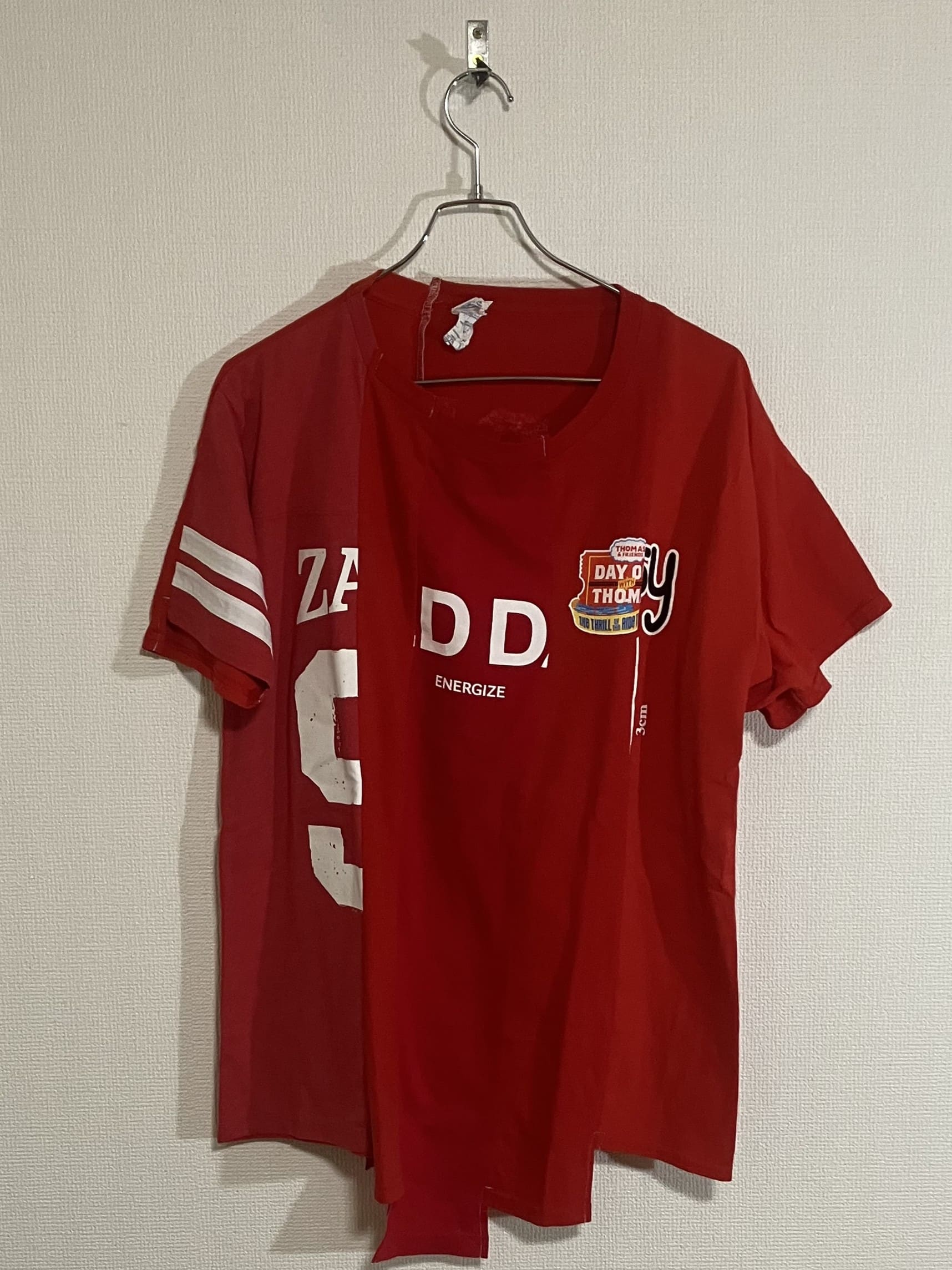 mooon / remake T-shirt red ムーン / リメイク Tシャツ レッド