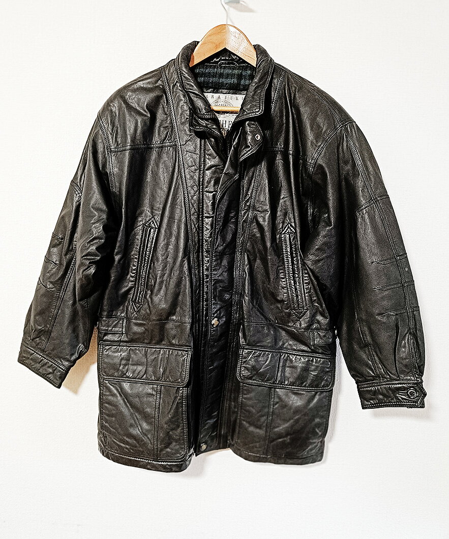 Rakuten - 【USED】Leather Jacket レザージャケット / LE-16