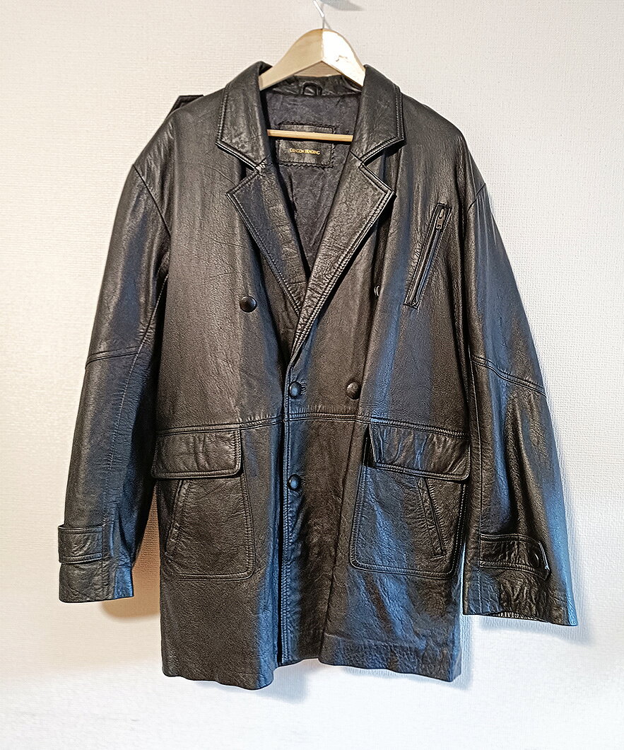 Leather Jacket - 【USED】Double Leather Jacket ダブルレザージャケット / LE-6