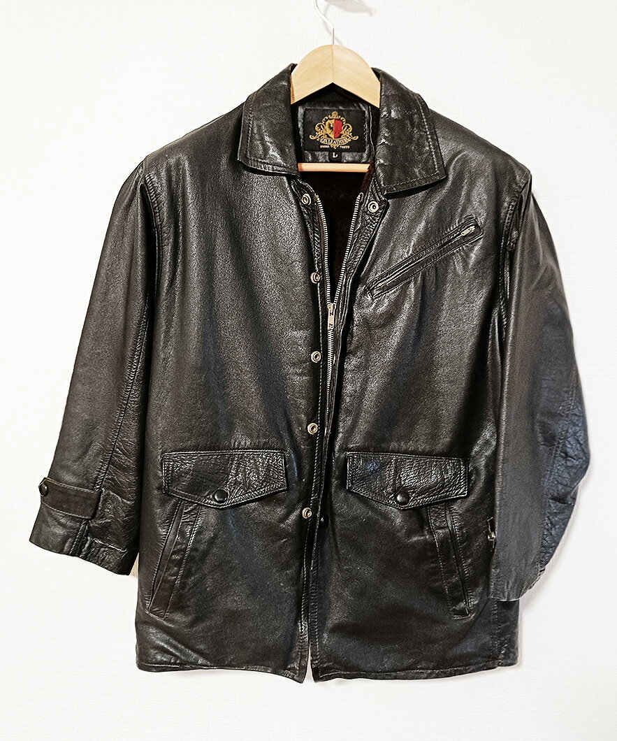 Rakuten - 【USED】Leather Jacket レザージャケット / LE-9