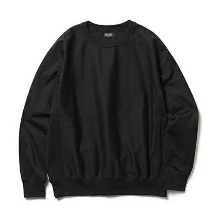 MR.OLIVE / 20/2 HIGH GAUGE JERSEY / SIDE RIB CREW NECK SHIRTミスターオリーブ/20/2 ハイゲージ天竺 / サイドリブクルーネックシャツMROLIVE カットソー Tシャツ ロンT ユニセックス インナー レイヤード 厚手