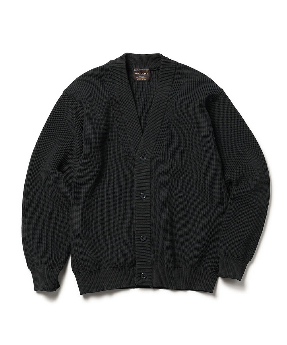 ��SALE��MR.OLIVE / LOW GAUGE AZE POLYESTER KNIT / STANDARD CARDIGAN �ߥ��������꡼��/����������...