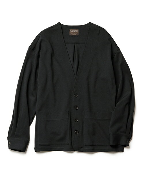 【SALE】MROLIVE / RAYON MILANO RIB / CARDI SHIRT ミスターオリーブ/レーヨンミラノリブ/カーディシャツMROLIVE セーター キレイめ インナー シンプル ユニセックス