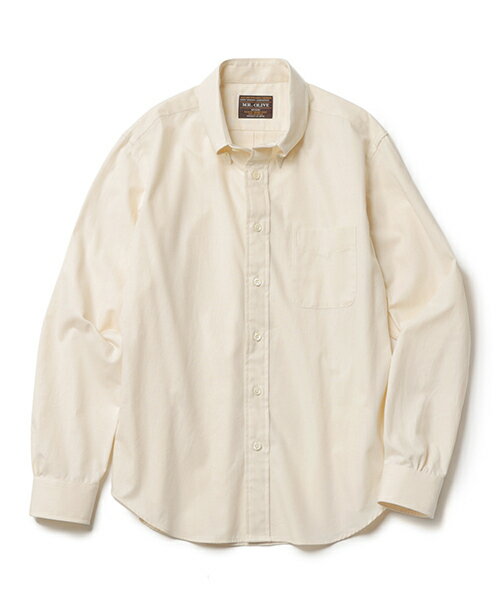 【SALE】MR.OLIVE / 5oz VINTAGE CHAMBRAY / BUTTON DOWN SHIRT ミスターオリーブ/5oz ヴィンテージシャンブレー / ボタンダウンシャツMROLIVE ポケット レギュラーレギュラーシャツ スタンダードシャツ ミリタリー ワーク ユニセックス