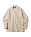 MR.OLIVE /SILKY LINEN / CAPRI SHIRT　ミスターオリーブ/シルキーリネン / カプリシャツMROLIVE ゆったり ボックスシルエット セットアップ ユニセックス スッキパーシャツ