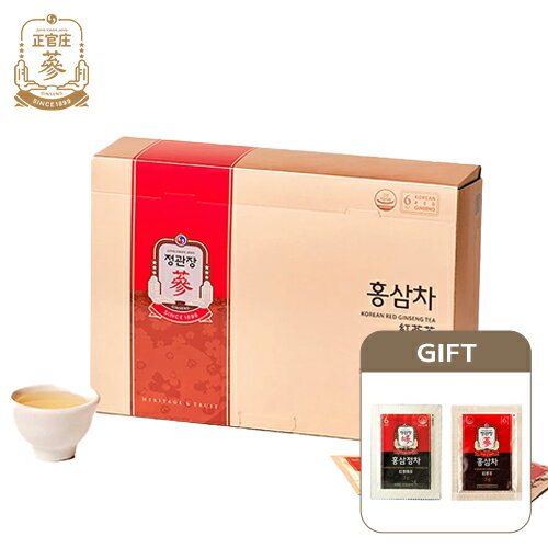 /ポイント10倍//スーパーセール限定/ 紅参茶(3g*100)【正官庄公式】 正官庄 紅参 高麗人参 高麗人参茶 紅参茶 オタネニンジン お茶 6年根 お土産 粉末 紅参エキス サプリ 紅参濃縮液粉末 賞味期限：2026-09-20のサムネイル