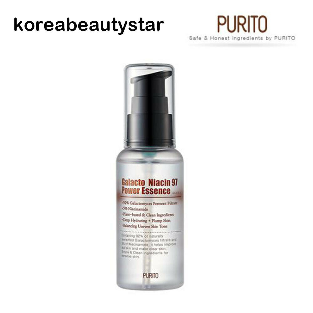 [ピュリト/ PURITO] プリトガラクトナイアシン97パワーエッセンス60ml/PURITO Galacto Niacin 97 Power Essence 60ml/EWGグリーン評価環境化粧品/ガラクトシダーゼ緑レベル高湿血清オイル日焼け止めクリームスキンケアSNS韓国化粧品