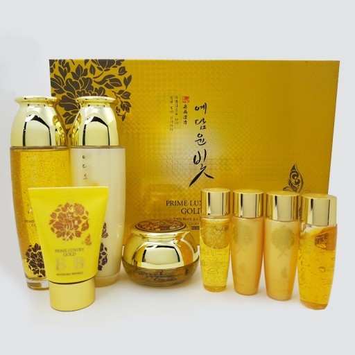 【楽天市場】[YE DAM YUN BIT]プライムラグジュアリーゴールド基礎化粧品4点セット/[YE DAM YUN BIT] Prime ...
