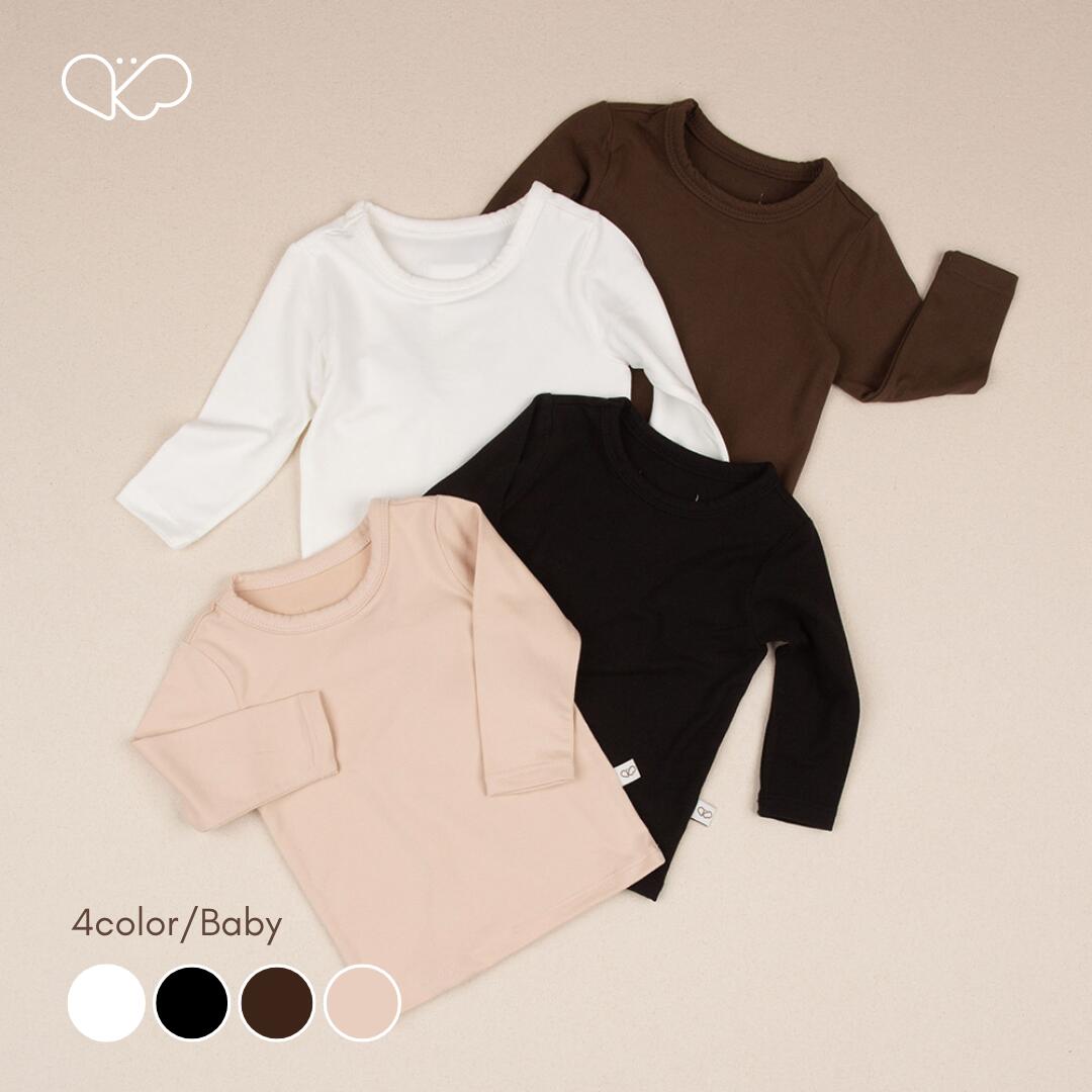 【peekaboo-baby】Mauve baby top インナー　保育園着　デイリー　ベビートップス　ベビーインナー 　..