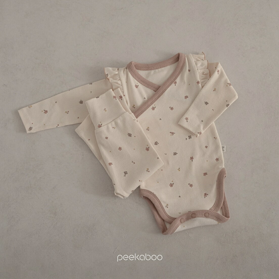 ★【peekaboo-baby】clara suit set ニューボーンフォト ベビーフォト 出産祝い 出産準備品 赤ちゃん 肌..