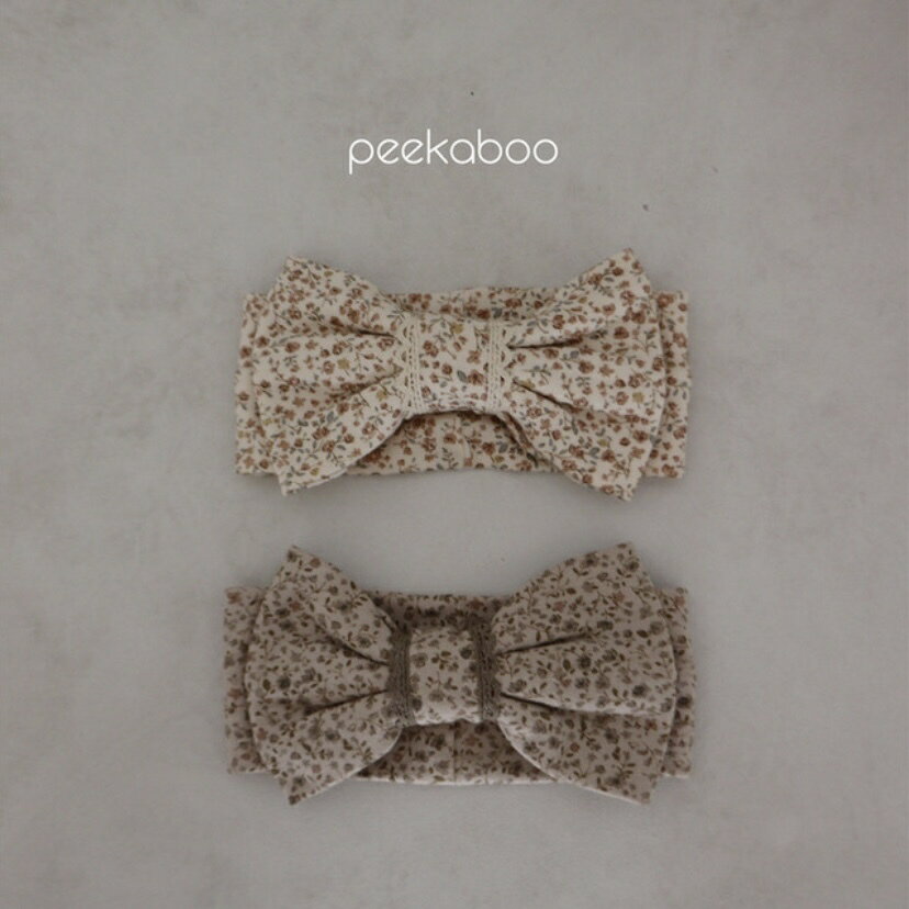 【peekaboo-baby】Floral hairband